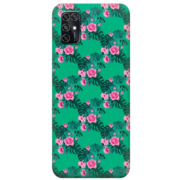 

Силиконовый чехол iSwag для ZTE Blade V2020 Smart с рисунком - Цветочная лиана (KS7893)