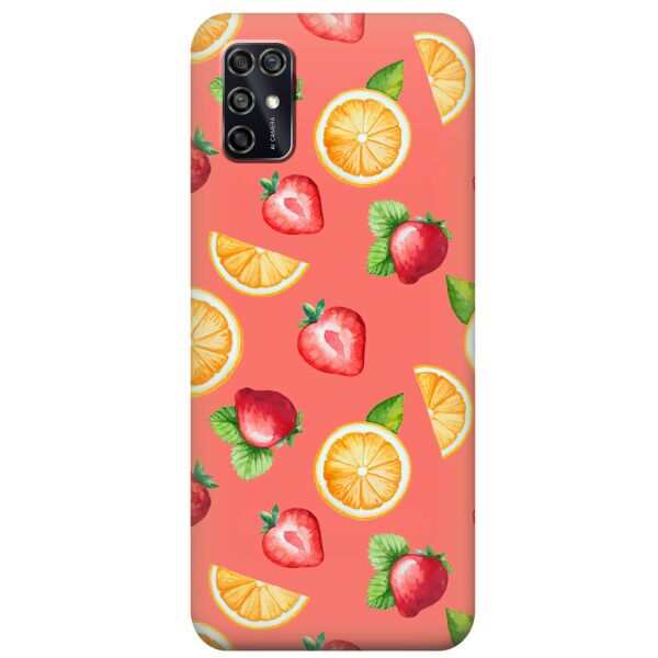

Силиконовый чехол iSwag для ZTE Blade V2020 Smart с рисунком - Фруктовый дизайн (KS7895)