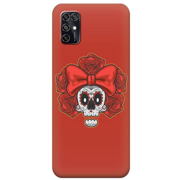 

Силиконовый чехол iSwag для ZTE Blade V2020 Smart с рисунком - Готический череп (KS7904)