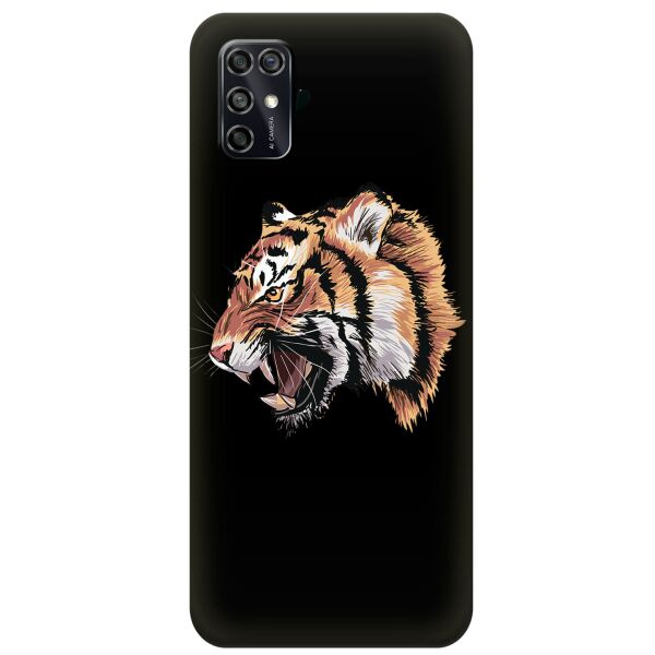 

Силиконовый чехол iSwag для ZTE Blade V2020 Smart с рисунком - Тигр (KS7913)
