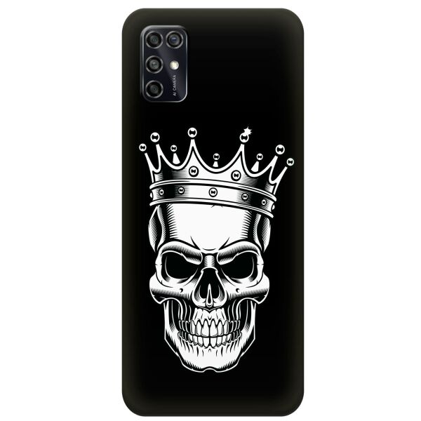 

Силиконовый чехол iSwag для ZTE Blade V2020 Smart с рисунком - Царский череп (KS7915)