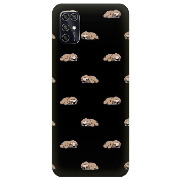 

Силиконовый чехол iSwag для ZTE Blade V2020 Smart с рисунком - Спящие ленивцы (KS7916)