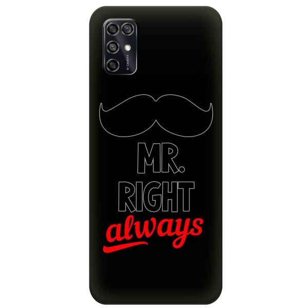 

Силиконовый чехол iSwag для ZTE Blade V2020 Smart с рисунком - Mr Right (KS7920)