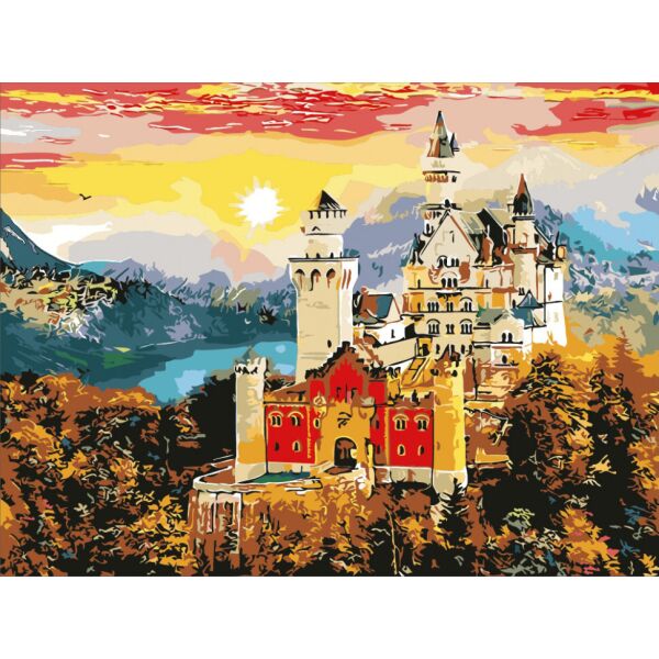 

Картина по номерам. Art Craft Осенний замок 10602
