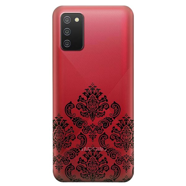 

Прозрачный силиконовый чехол iSwag для Samsung Galaxy A02s с рисунком - Мандала (KS9151)