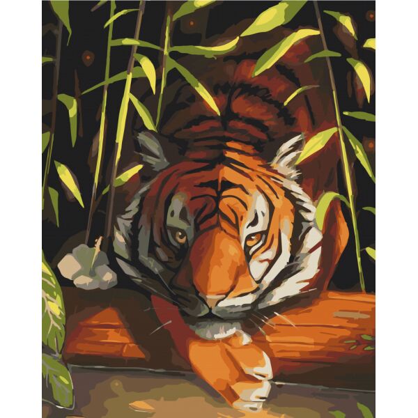 

Картина по номерам. Art Craft Бенгальский тигр 40*50 см 11618-AC