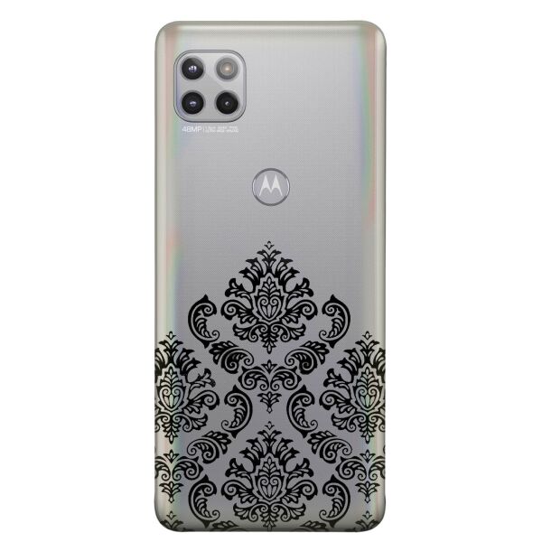 

Прозрачный силиконовый чехол iSwag для Motorola Moto G 5G с рисунком - Мандала (KS9001)