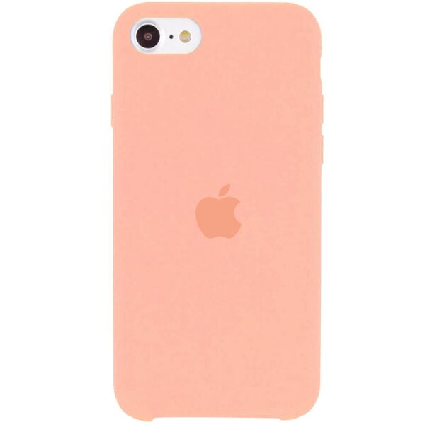

Противоударный Защитный Силиконовый Чехол - Накладка Epik Silicone Case (AA) для Apple iPhone SE (2020) с Микрофиброй / Термополиуретановый / + Высокие Бортики / Матовый / Розовый / Light Flamingo