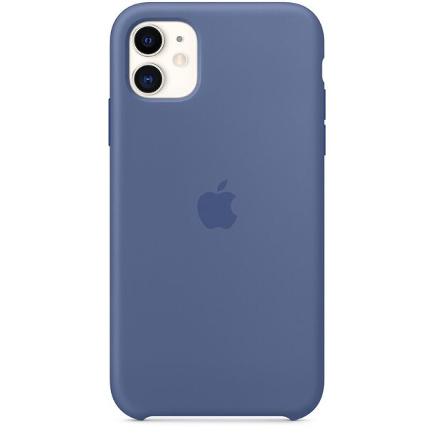 

Противоударный Защитный Силиконовый Чехол - Накладка Epik Silicone Case (AAA) для Apple iPhone 11 (6.1'') с Микрофиброй / Термополиуретановый / + Высокие Бортики / Матовый / Синий / Linen Blue