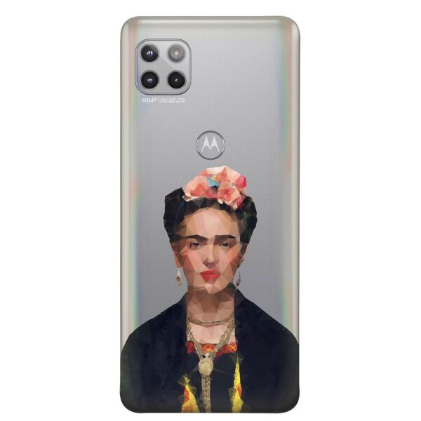 

Прозрачный силиконовый чехол iSwag для Motorola Moto G 5G с рисунком - Фрида Кало (KS9042)