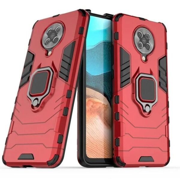 

Чехол Ring Armor для Pocophone F2 Pro / Redmi K30 Pro Red