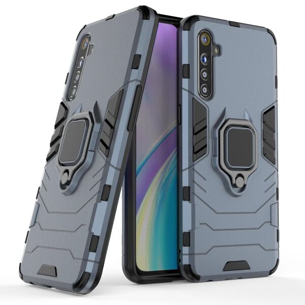 

Чехол Ring Armor для Realme XT / Realme X2 / Oppo K5 Blue