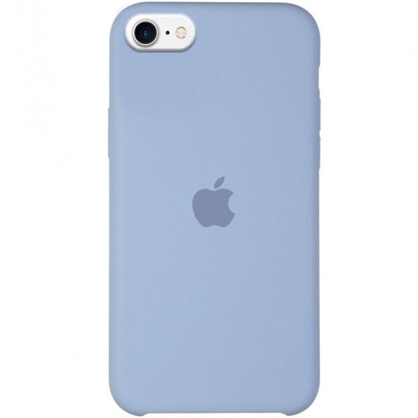 

Противоударный Защитный Силиконовый Чехол - Накладка Epik Silicone Case (AA) для Apple iPhone SE (2020) с Микрофиброй / Термополиуретановый / + Высокие Бортики / Матовый / Голубой / Lilac Blue