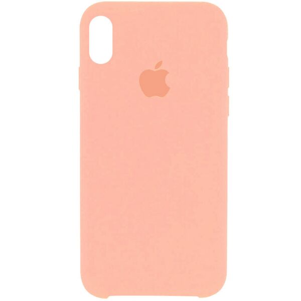 

Противоударный Защитный Силиконовый Чехол - Накладка Epik Silicone Case (AA) для Apple iPhone X (5.8'') / XS (5.8'') с Микрофиброй / Термополиуретановый / + Высокие Бортики / Матовый / Розовый / Light Flamingo