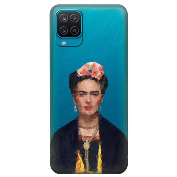 

Прозрачный силиконовый чехол iSwag для Samsung Galaxy A12 с рисунком - Фрида Кало (KS9117)