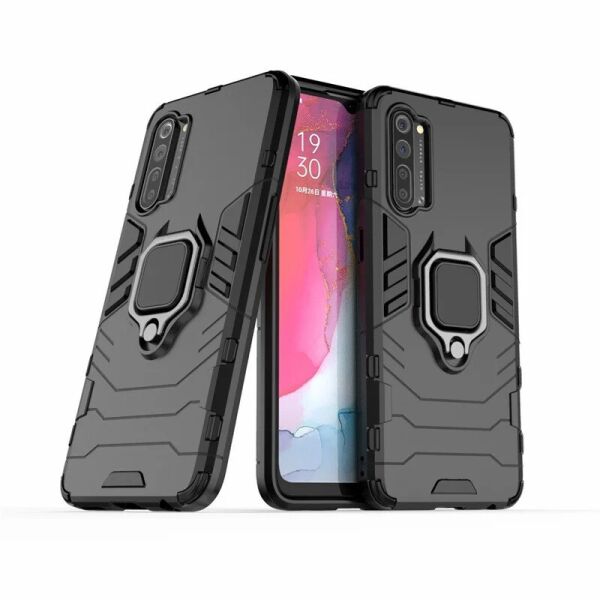 

Чехол Ring Armor для Oppo Reno 3 / A91 / F15 Black