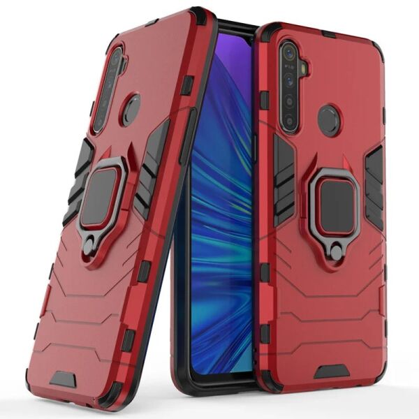 

Чехол Ring Armor для Realme 5 / Realme C3 Red