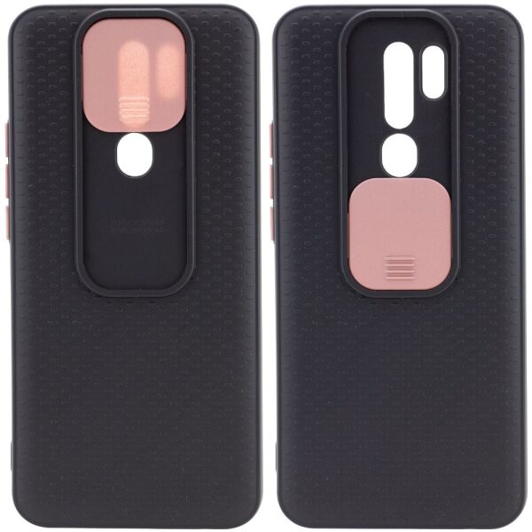 

Противоударный Защитный Чехол - Накладка Epik Camshield Black для Xiaomi Redmi 9 Термополиуретановый / со Шторкой для Камеры / Черный / Rose Gold