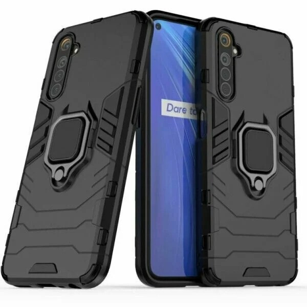 

Чехол Ring Armor для Realme 6 Black