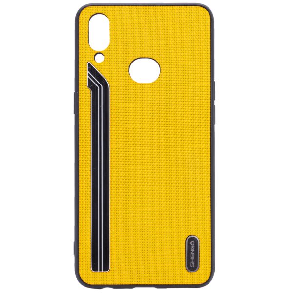 

Противоударный Защитный Силиконовый Чехол - Накладка Epik SHENGO Textile series для Samsung Galaxy A10s Тканевый / Термополиуретановый / Желтый
