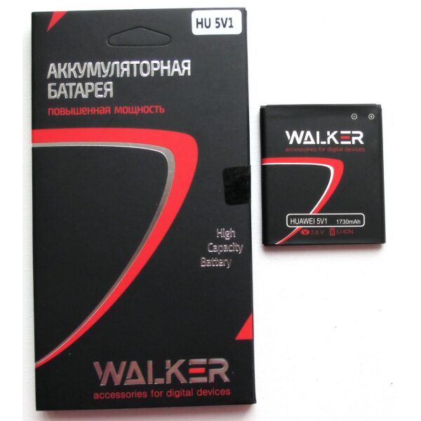 

Аккумулятор батарея Walker Huawei HB5V1 / Y300 / U8833 / T8833 (1730 mAh)