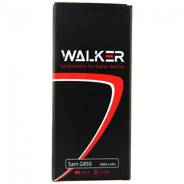 

Аккумулятор батарея Walker Samsung G850F / Galaxy Alpha (1860 mAh)