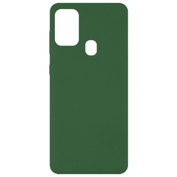 

Противоударный Защитный Силиконовый Чехол - Накладка Epik Silicone Cover Full without Logo (A) для Samsung Galaxy A21s Термополиуретановый / + Высокие Бортики / Матовый / с Микрофиброй / Зеленый / Dark green
