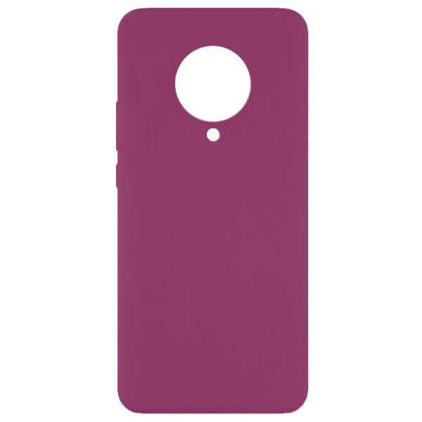 

Противоударный Защитный Силиконовый Чехол - Накладка Epik Silicone Cover Full without Logo (A) для Xiaomi Redmi K30 Pro / Poco F2 Pro Термополиуретановый / + Высокие Бортики / Матовый / с Микрофиброй / Бордовый / Marsala
