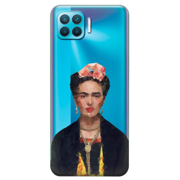 

Прозрачный силиконовый чехол iSwag для OPPO Reno 4 Lite с рисунком - Фрида Кало (KS8817)
