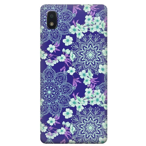 

Силиконовый чехол iSwag для ZTE Balde L210 с рисунком - Цветочная мандала (KS7962)