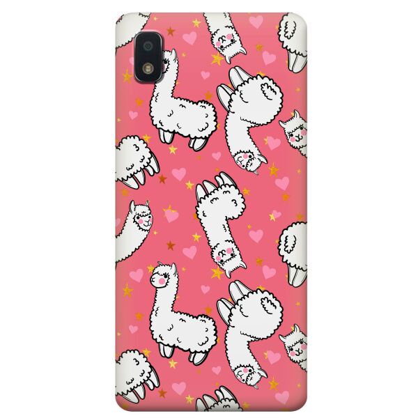 

Силиконовый чехол iSwag для ZTE Balde L210 с рисунком - Ламы (KS7972)