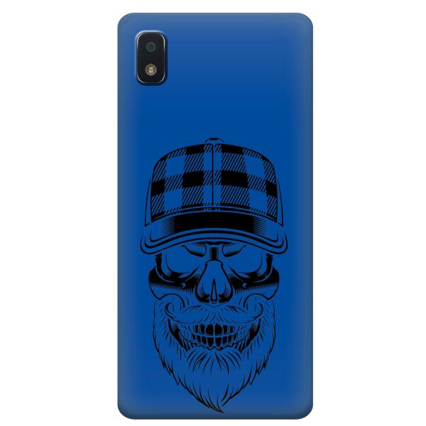 

Силиконовый чехол iSwag для ZTE Balde L210 с рисунком - Бородатый череп (KS7976)