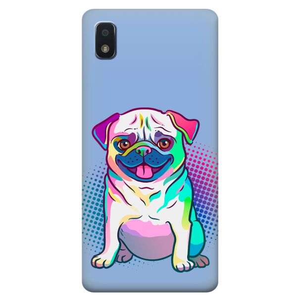 

Силиконовый чехол iSwag для ZTE Balde L210 с рисунком - Мопс (KS7985)