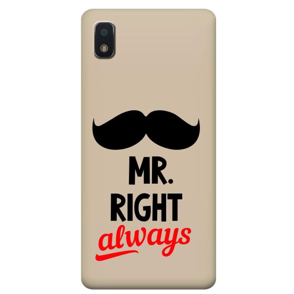 

Силиконовый чехол iSwag для ZTE Balde L210 с рисунком - Mr Right (KS7995)