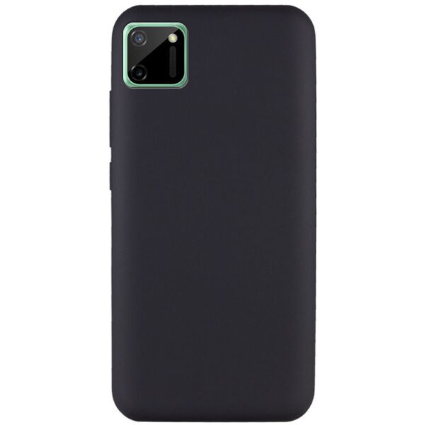

Противоударный Защитный Силиконовый Чехол - Накладка Epik Silicone Cover Full without Logo (A) для Realme C11 Термополиуретановый / + Высокие Бортики / Матовый / с Микрофиброй / Черный / Black