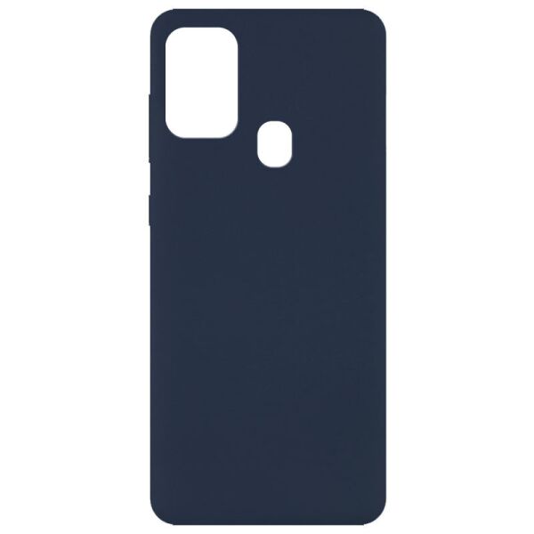 

Противоударный Защитный Силиконовый Чехол - Накладка Epik Silicone Cover Full without Logo (A) для Samsung Galaxy A21s Термополиуретановый / + Высокие Бортики / Матовый / с Микрофиброй / Синий / Midnight blue