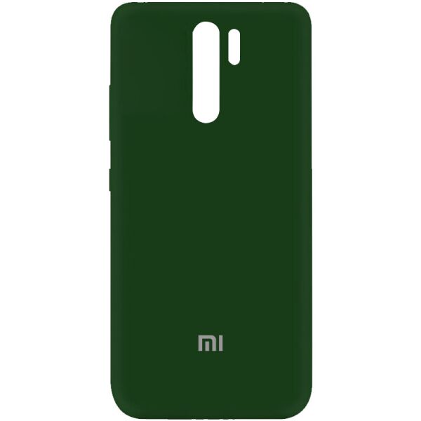 

Противоударный Защитный Силиконовый Чехол - Накладка Epik Silicone Cover My Color Full Protective (A) для Xiaomi Redmi 9 Термополиуретановый / с Микрофиброй / Матовый / Зеленый / Dark green