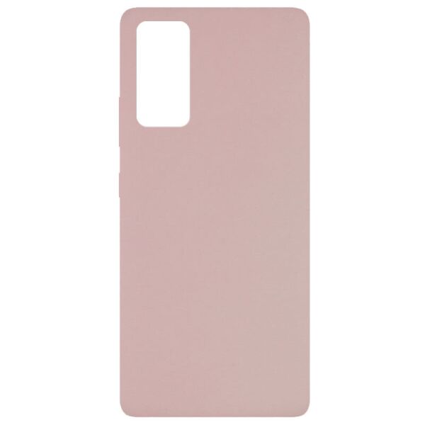 

Противоударный Защитный Силиконовый Чехол - Накладка Epik Silicone Cover Full without Logo (A) для Samsung Galaxy S20 FE Термополиуретановый / + Высокие Бортики / Матовый / с Микрофиброй / Розовый / Pink Sand