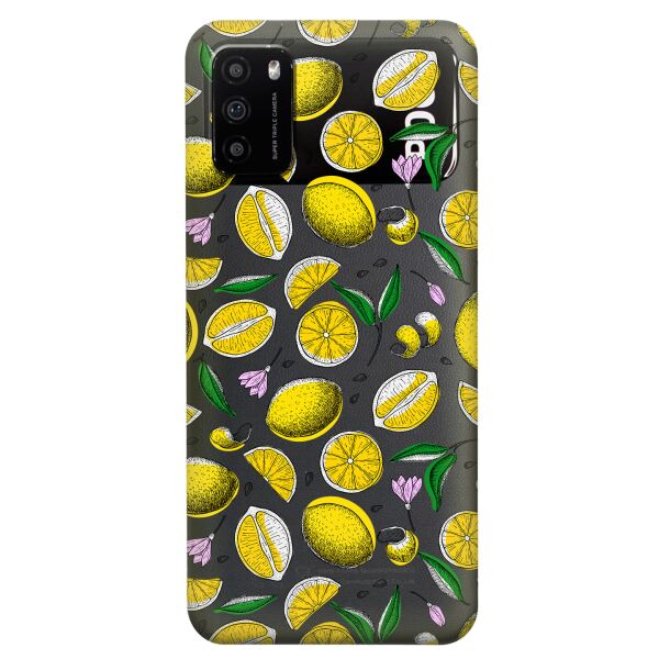 

Прозрачный силиконовый чехол iSwag для Xiaomi Poco M3 с рисунком - Лимоны (KS8174)
