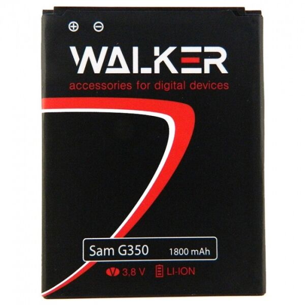 

Аккумулятор батарея Walker Samsung G350 / i8260 / i8262 (1800 mAh)
