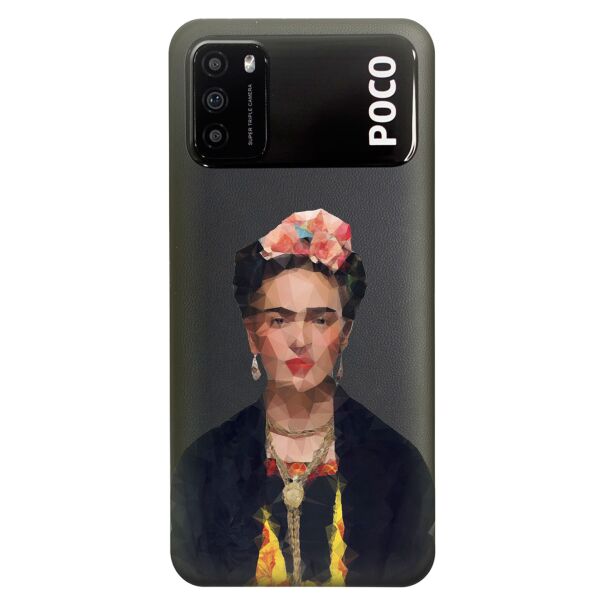 

Прозрачный силиконовый чехол iSwag для Xiaomi Poco M3 с рисунком - Фрида Кало (KS8217)