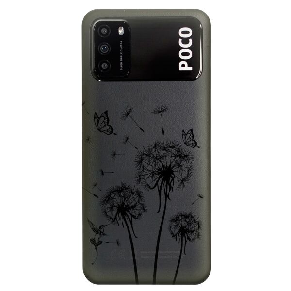 

Прозрачный силиконовый чехол iSwag для Xiaomi Poco M3 с рисунком - Одуванчики (KS8221)