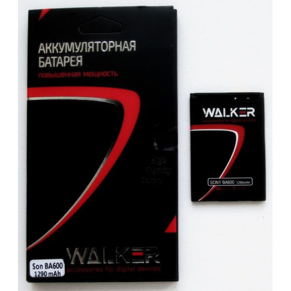 

Аккумулятор батарея Walker Sony ST25i Xperia U / BA600 (1290 mAh)