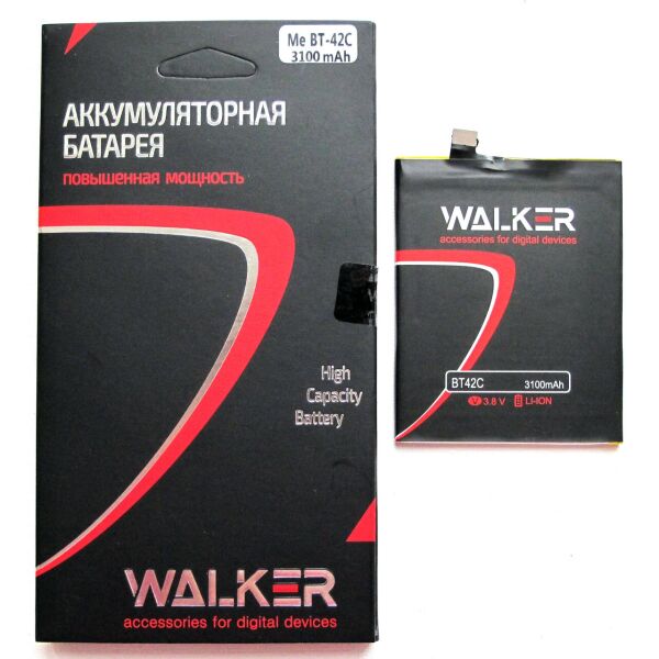 

Аккумулятор батарея Walker Meizu BT42C / M2 Note (3100 mAh)