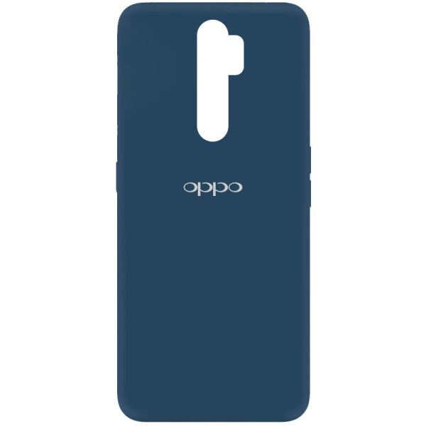 

Противоударный Защитный Силиконовый Чехол - Накладка Epik Silicone Cover My Color Full Protective (A) для Oppo A5 (2020) / Oppo A9 (2020) Термополиуретановый / с Микрофиброй / Матовый / Синий / Navy blue