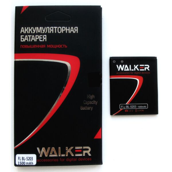 

Аккумулятор батарея Walker Fly BL-5203 / iQ442 Quad (1500 mAh)