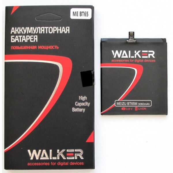 

Аккумулятор батарея Walker Meizu BT65M / MX6 (3060 mAh)