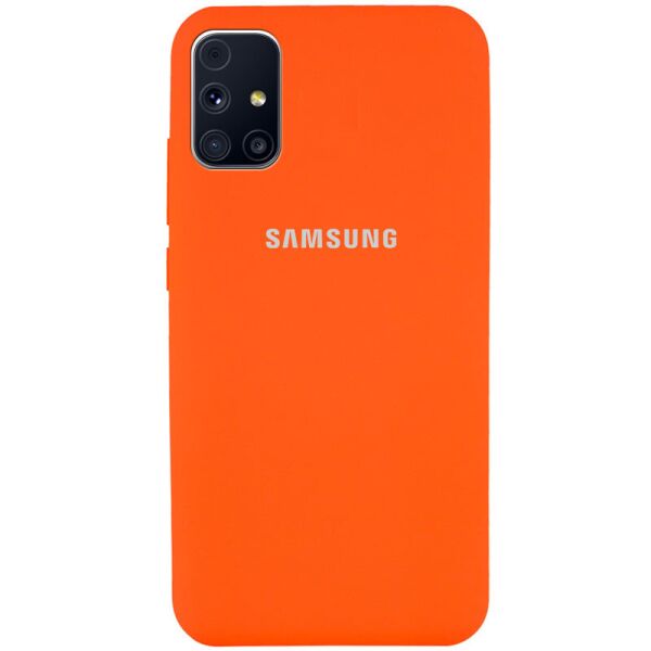 

Противоударный Защитный Силиконовый Чехол - Накладка Epik Silicone Cover Full Protective (AA) для Samsung Galaxy M31s Термополиуретановый / с Микрофиброй / Оранжевый / Orange