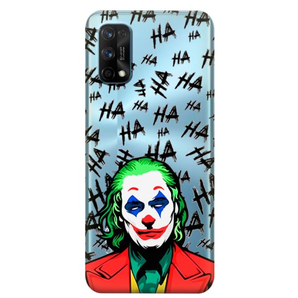 

Прозрачный силиконовый чехол iSwag для Realme 7 Pro с рисунком - Джокер (KS8143)