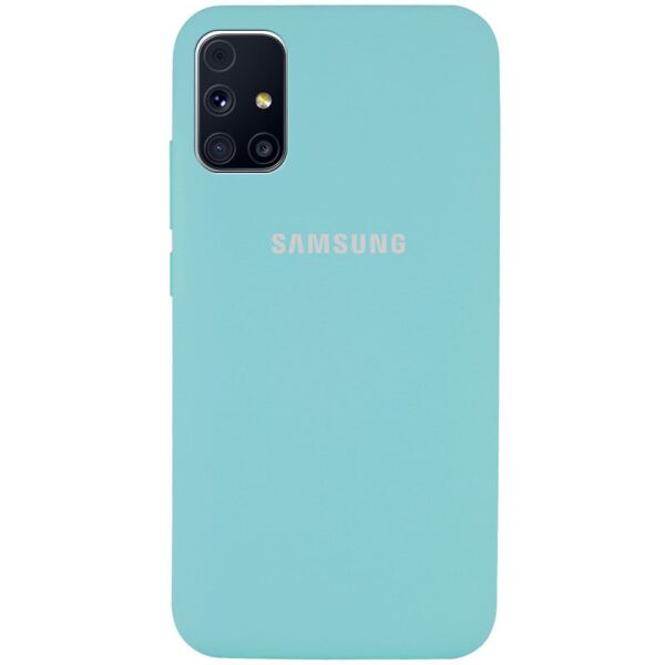 

Противоударный Защитный Силиконовый Чехол - Накладка Epik Silicone Cover Full Protective (AA) для Samsung Galaxy M31s Термополиуретановый / с Микрофиброй / Бирюзовый / Ice Blue